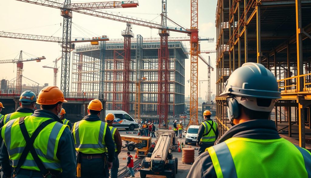 Keselamatan Dan Kesehatan Proyek Pekerja Konstruksi Bangunan
