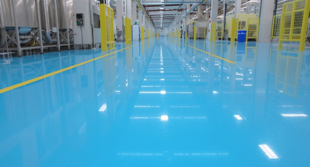 Hasil Pengerjaan Lantai Epoxy