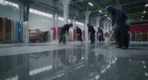 Proses Pengerjaan Industrial Flooring Bandung