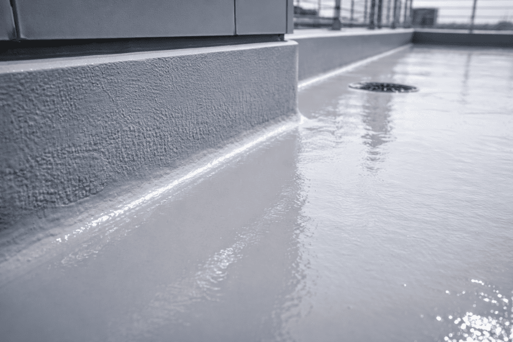 Stok material waterproofing liquid applied kualitas premium untuk proyek infrastruktur di Bengalon.