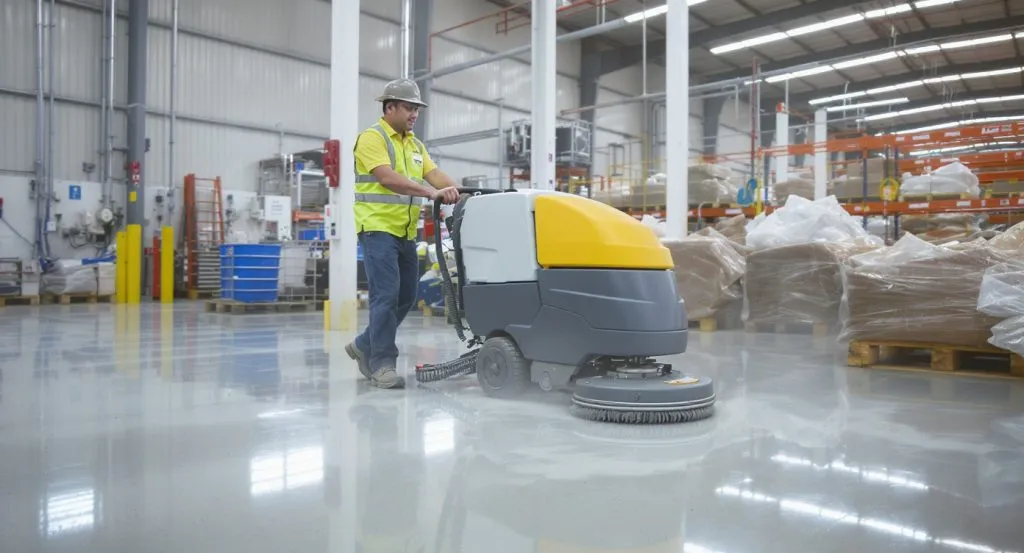 Perawatan Lantai Epoxy: Panduan Lengkap untuk Industri 10 The Cleaning Process